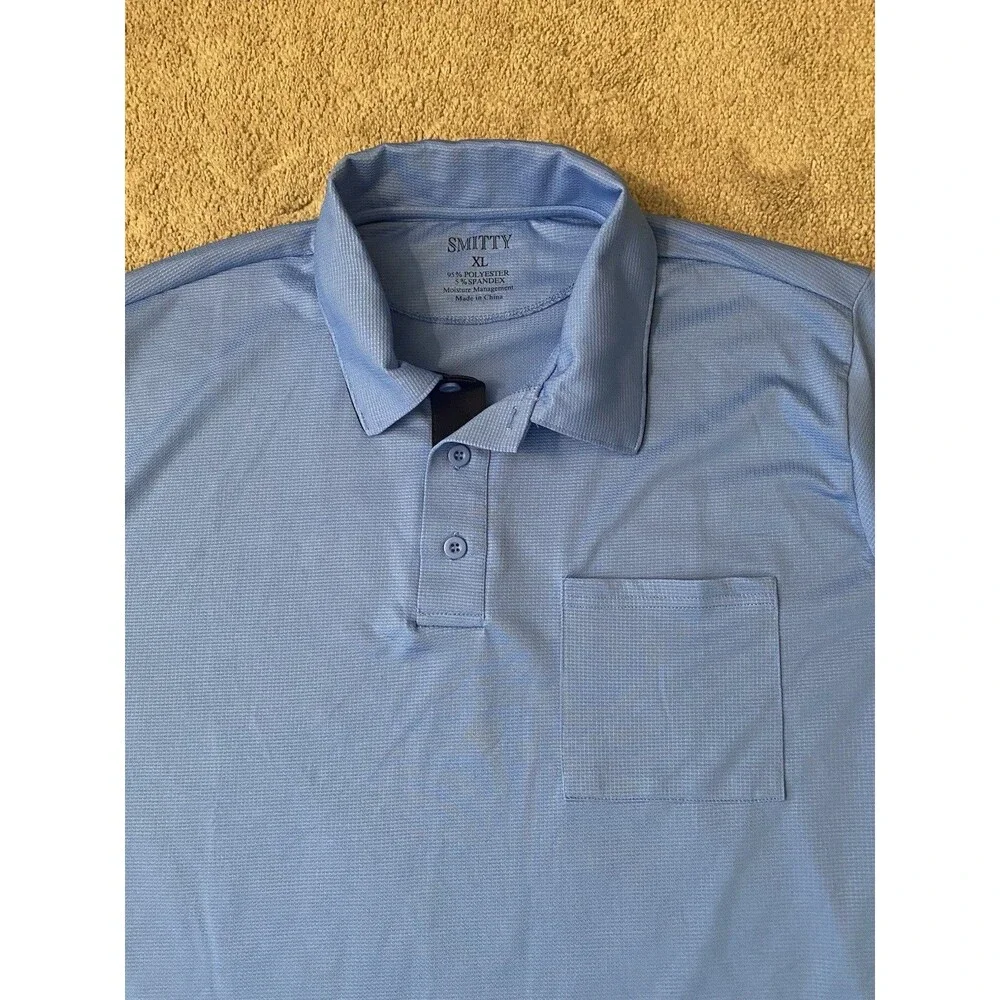 Smitty Body Flex Major League Style Umpire Shirt in Sky/Powder Blue Men’s XL